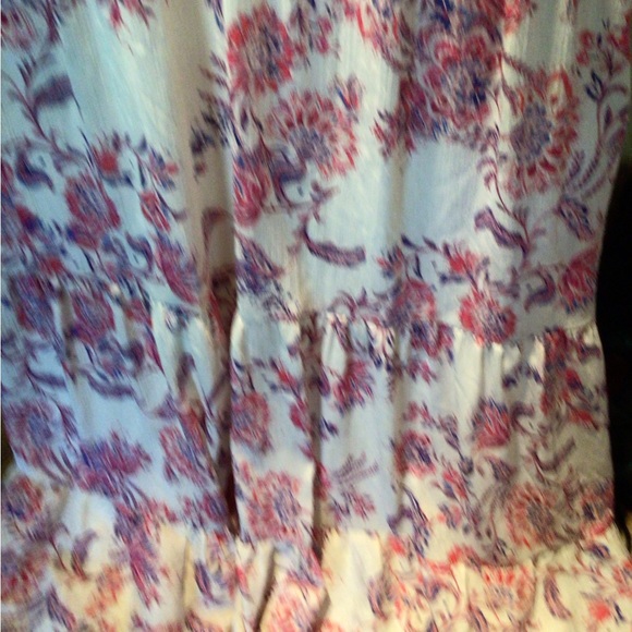 Clearance 🌸SLE ! Lavender brown floral maxi babydoll dress - Picture 4 of 7